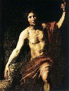 VALENTIN DE BOULOGNE Saint John the Baptist oil painting reproduction
